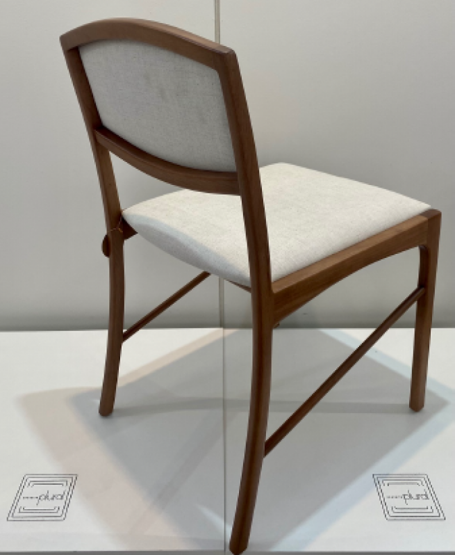 Cadeira de Fibra Sintética com Almofada Residencial Shangrilá - Cadeira de Ferro com Fibra Sintetica